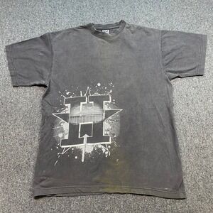 Dream USA TShirt Sz XL Mens Black Skater Grunge Houston Splatter Graphic